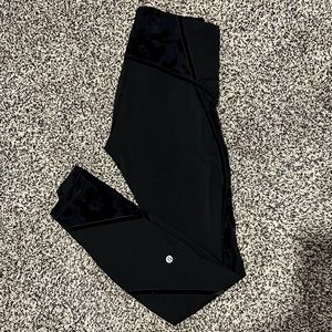 Lululemon Wunder Under High-Rise Tight Flocked 28" Size 6 Scatter Floral